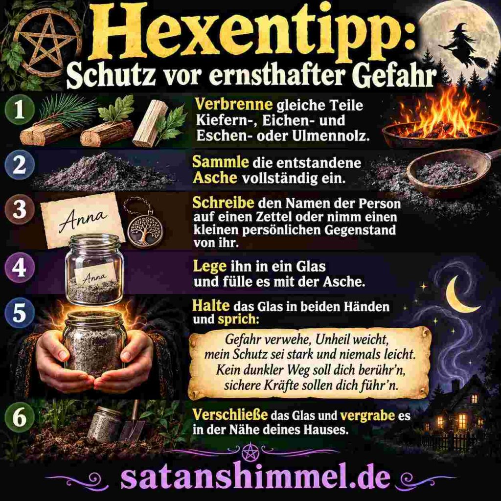 Schutzzauber-Ritual vor Gefahr