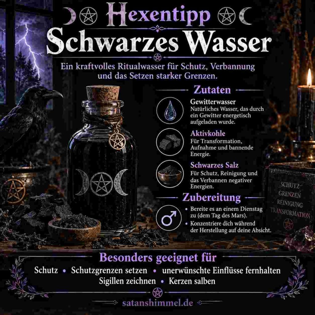 Schwarzes Wasser Verwendung