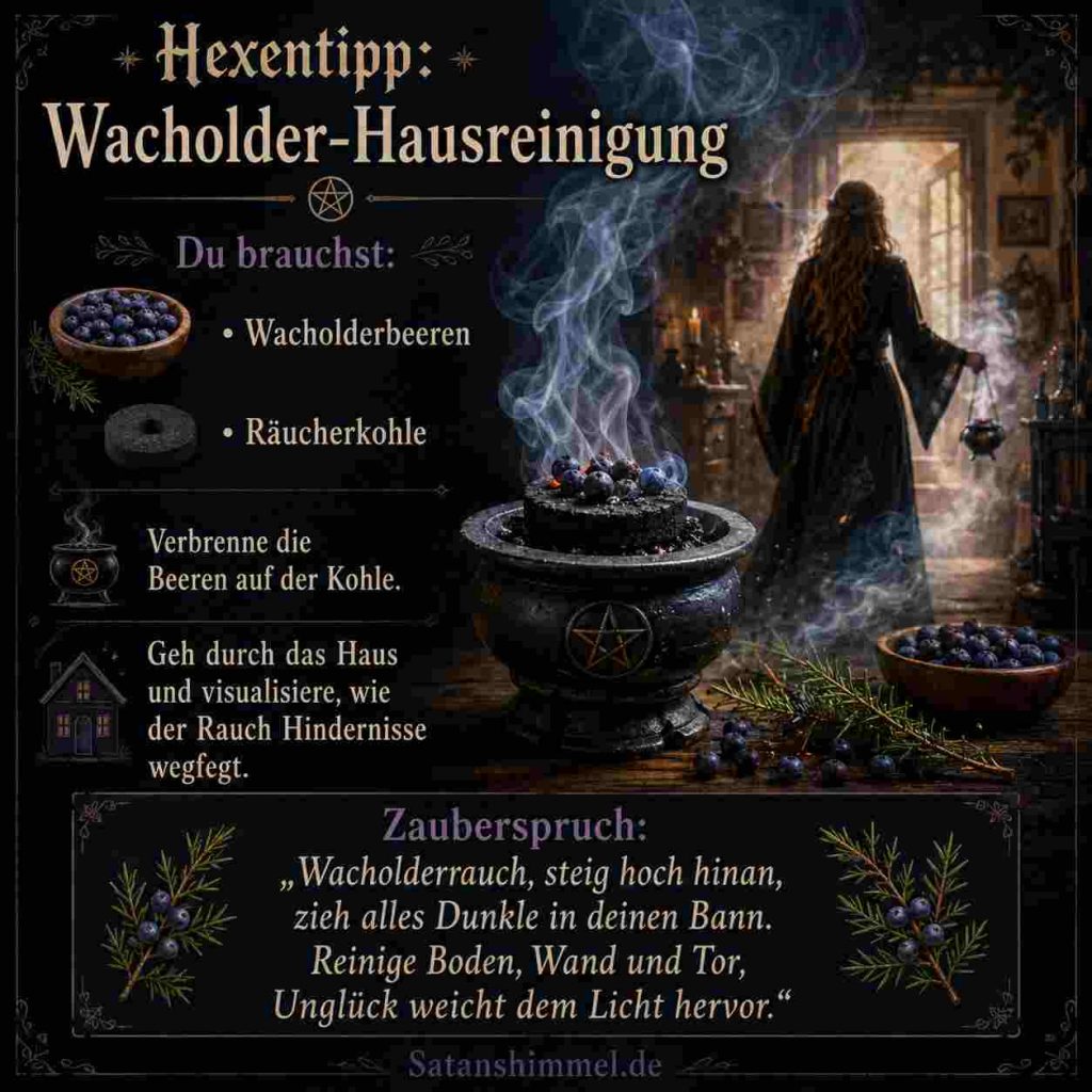 Hausreinigung mit Wacholder