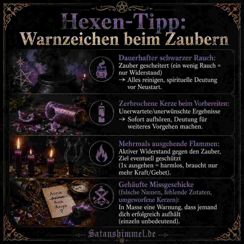 Warnzeichen Zauber