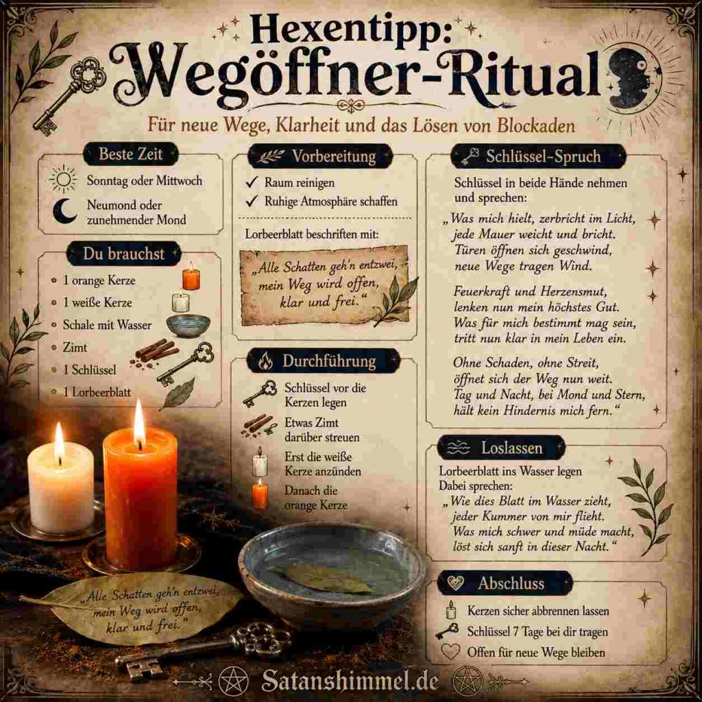 Wegöffner-Ritual zur Lösung von Blockaden