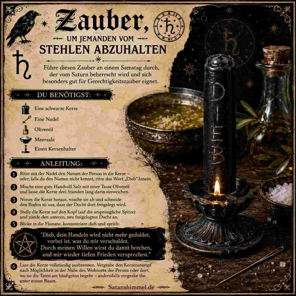Zauber gegen einen Dieb