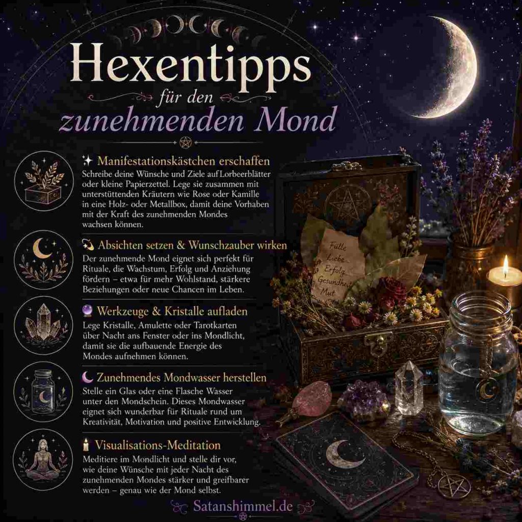 zunehmender Mond Hexentipps