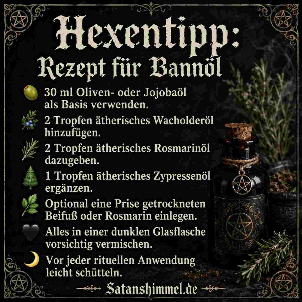 Bannöl Rezept