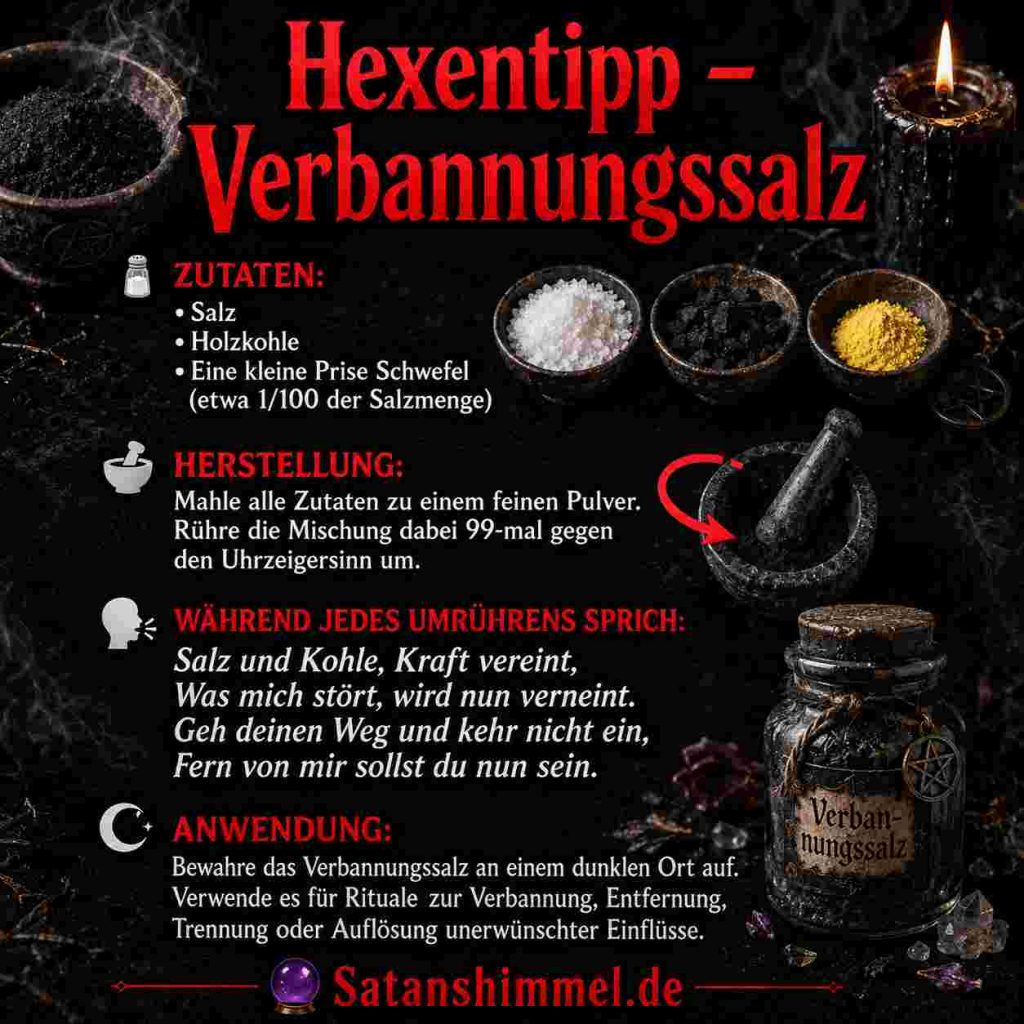 Anleitung zur Herstellung von Bannsalz