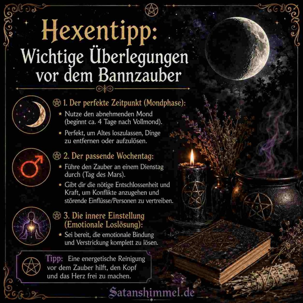 Bannzauber Hexentipps