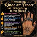 Bedeutung der Finger in der Hexerei