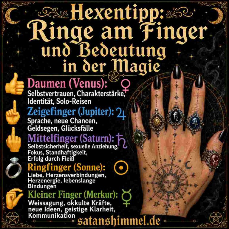 Mehr über den Artikel erfahren Bedeutung der Finger in der Hexerei