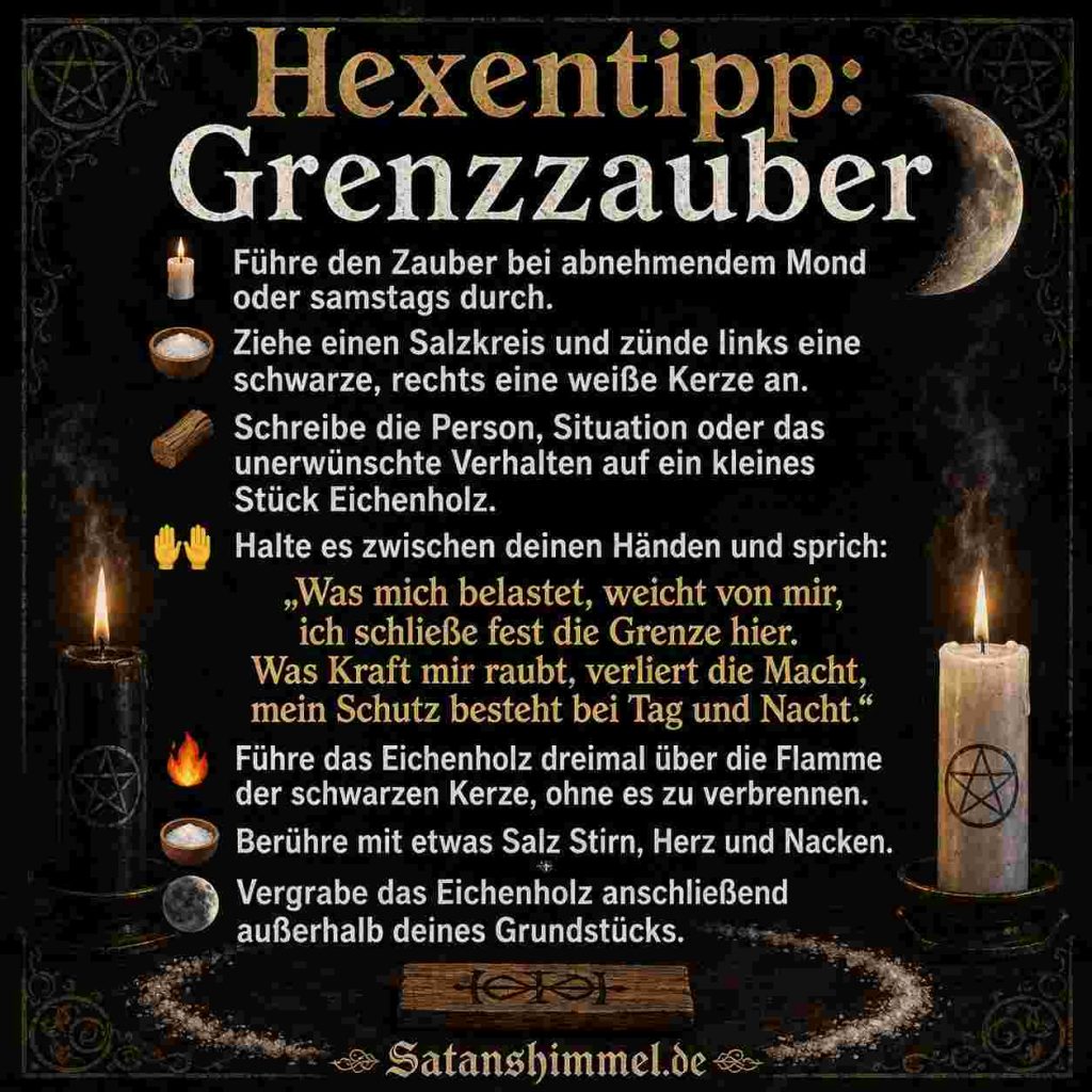 Grenzzauber Anleitung