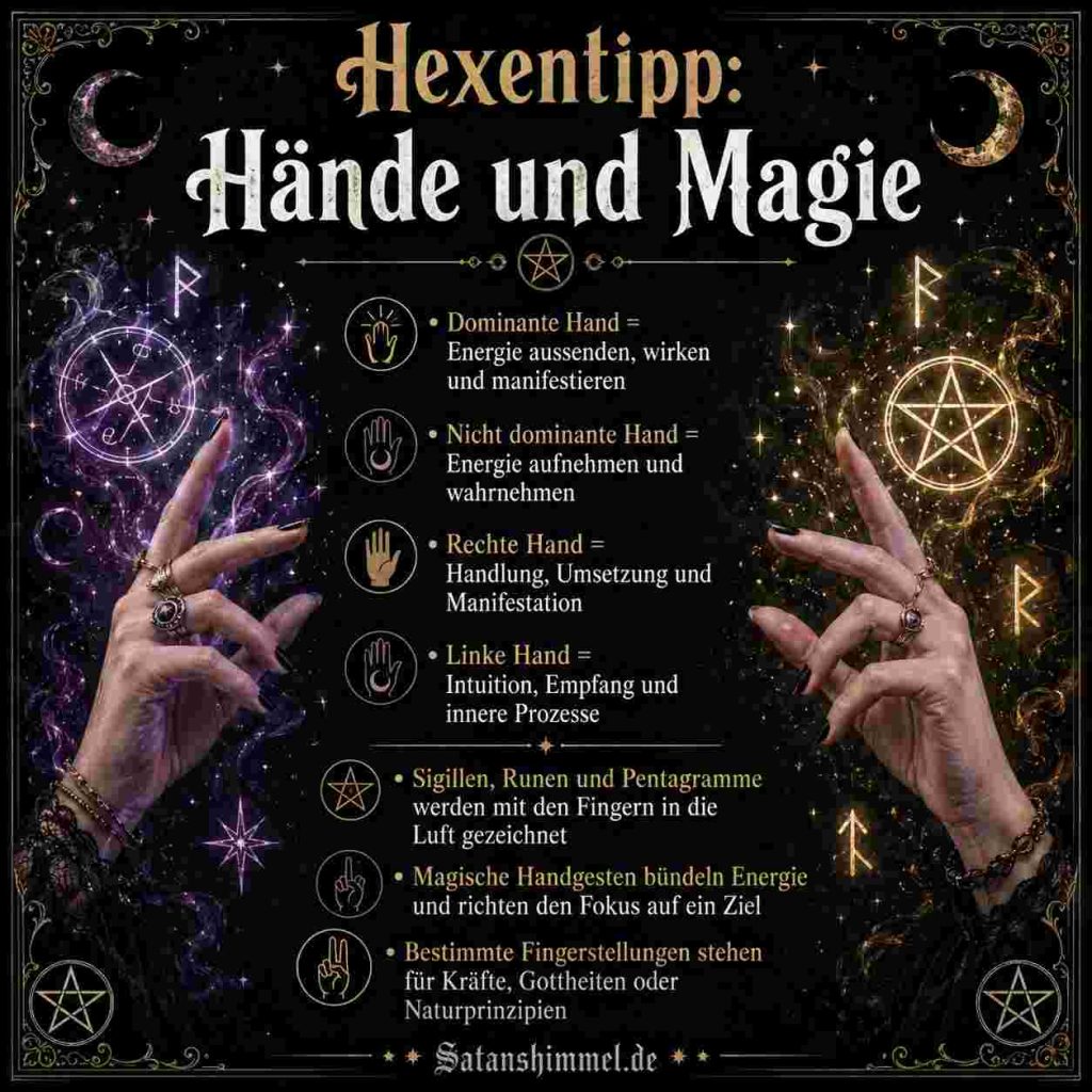Hände Bedeutung in der Magie
