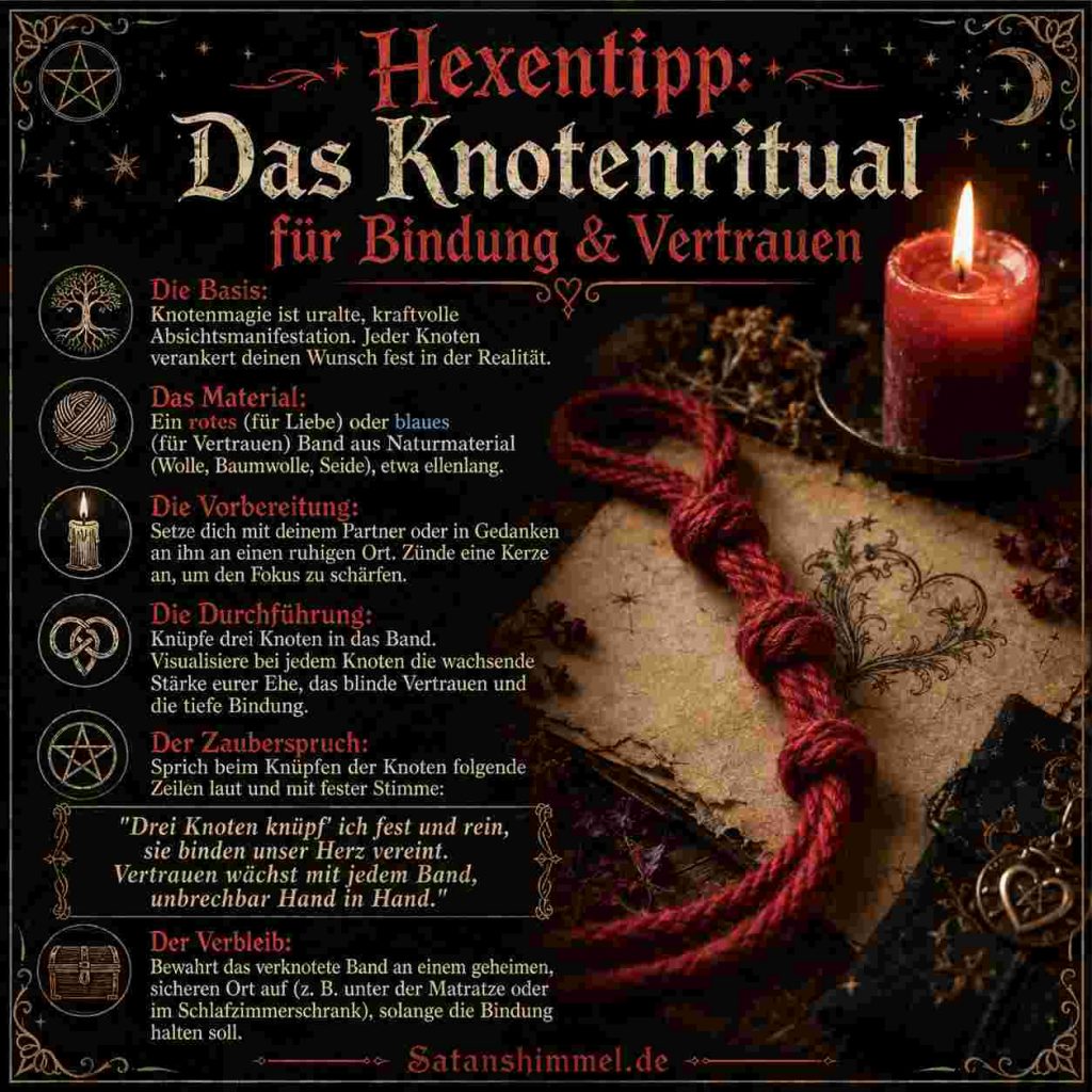 Knotenzauber für Bindung