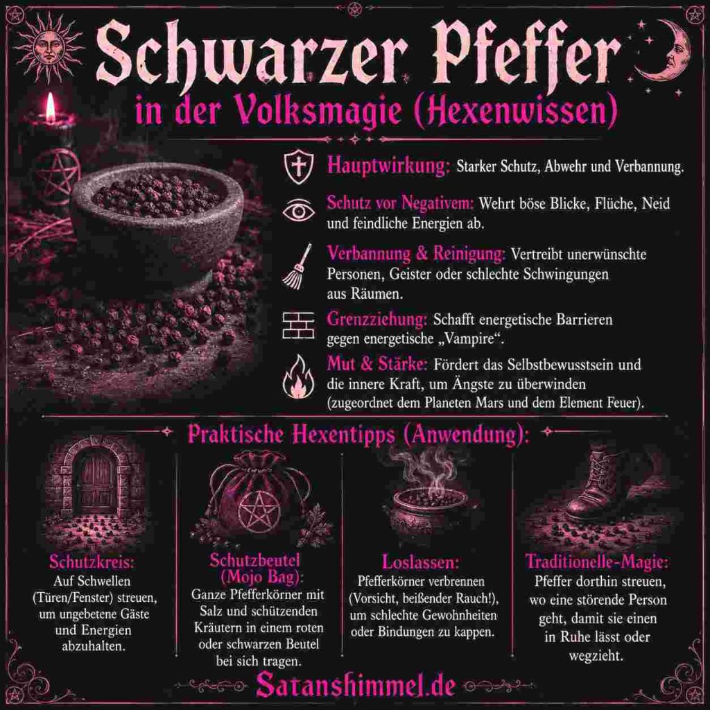 Pfeffer in der Volksmagie