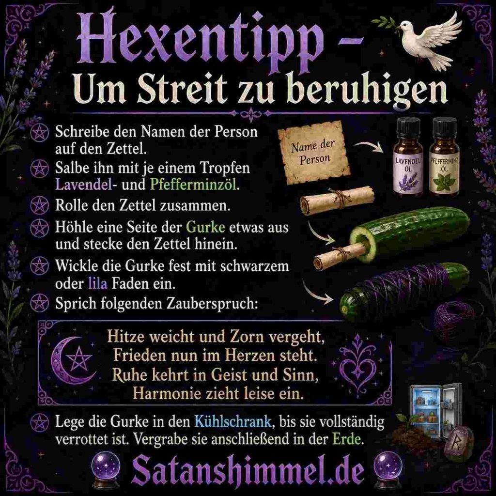 Ritual gegen Streit Anleitung