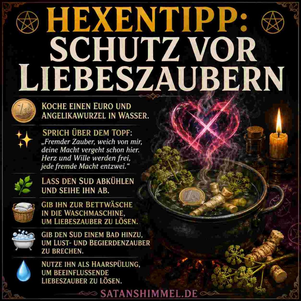 Ritualanleitung zum Schutz vor Liebeszauber