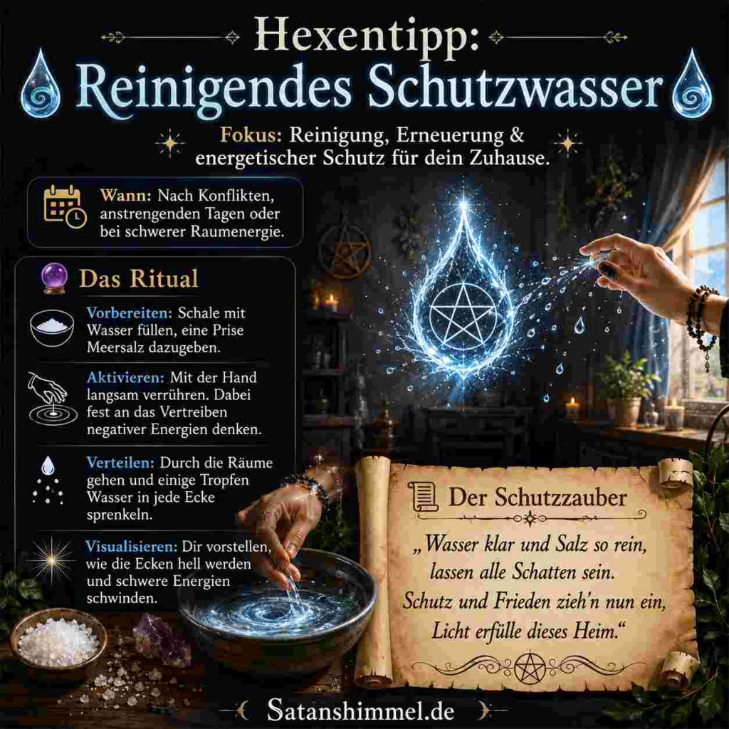 Schutzwasser Ritual