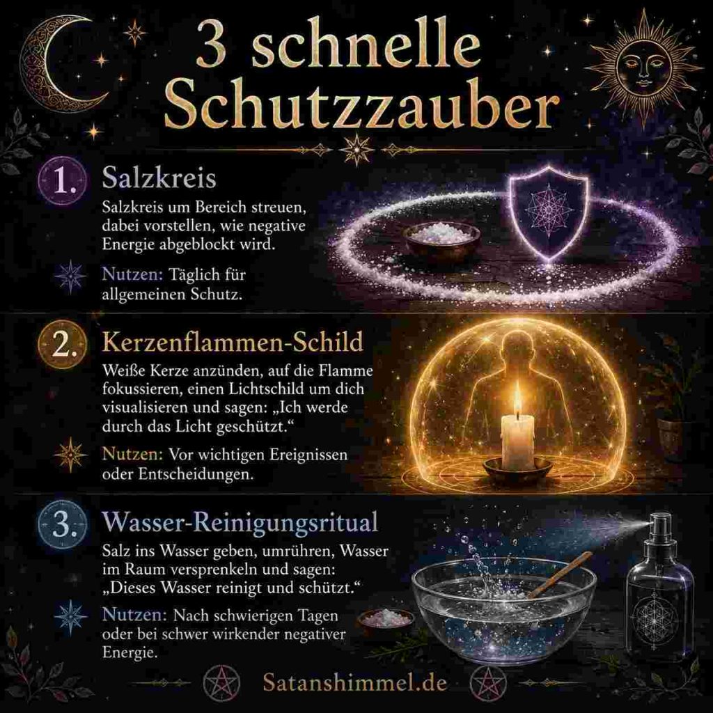 Schutzzauber Anleitung mit Salz