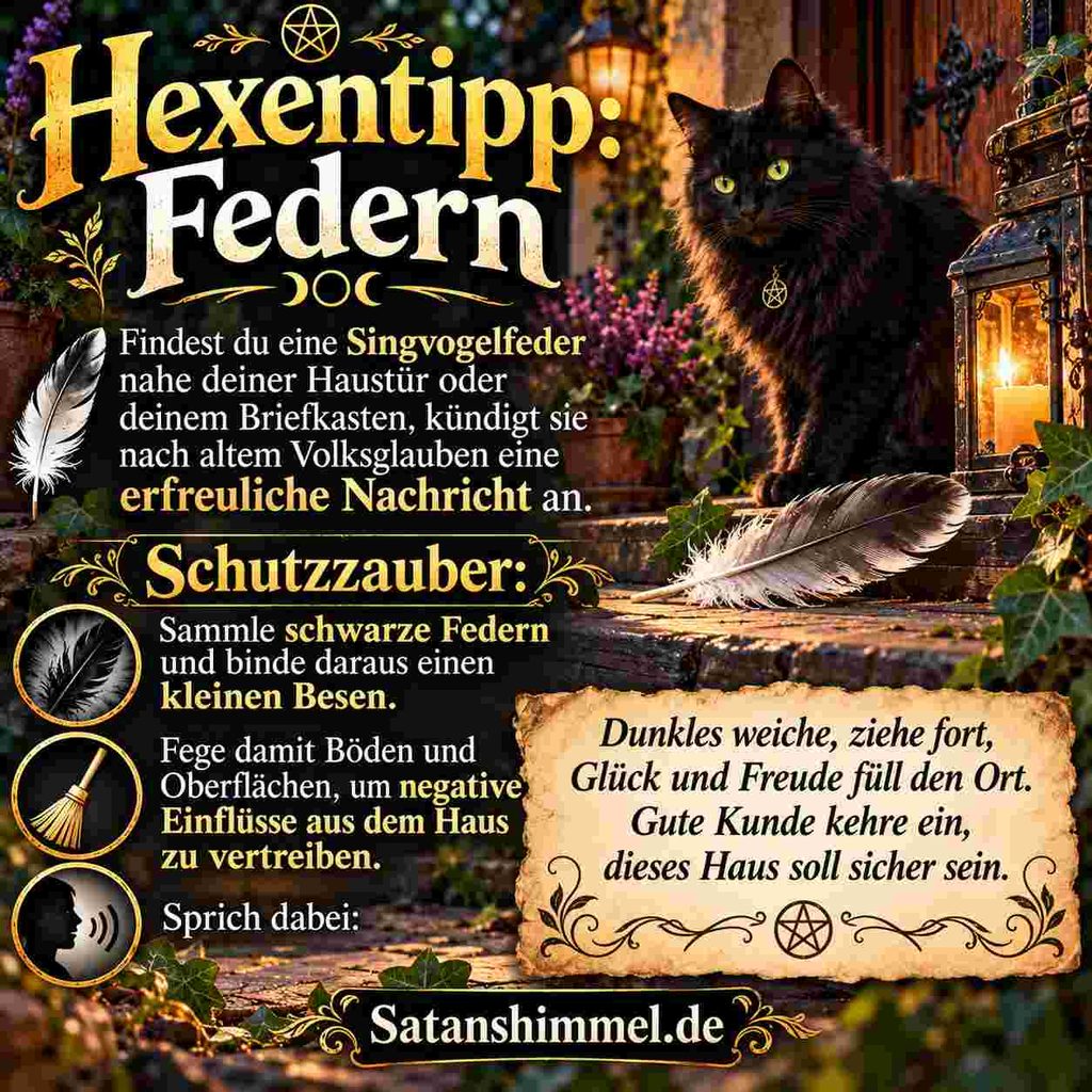 Schutzzauber mit Federn