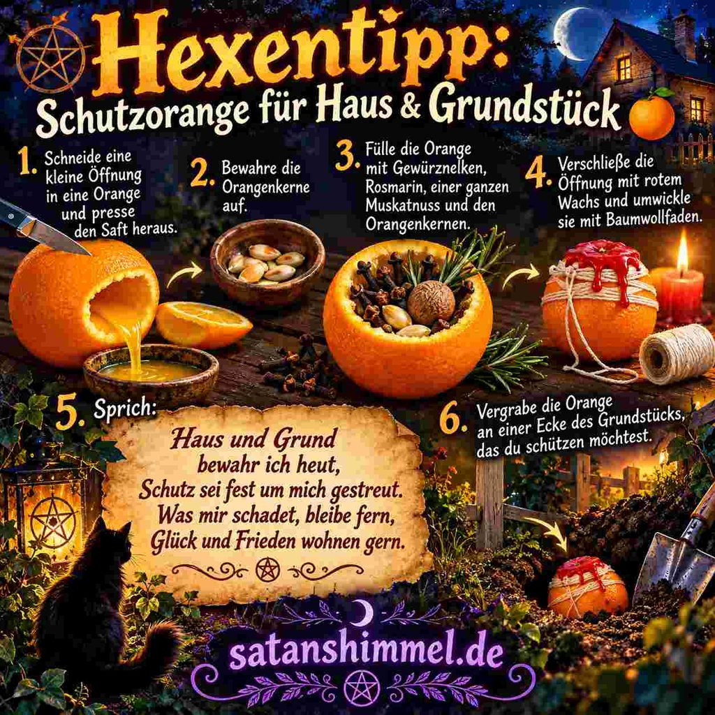 Schutzzauber mit Orange