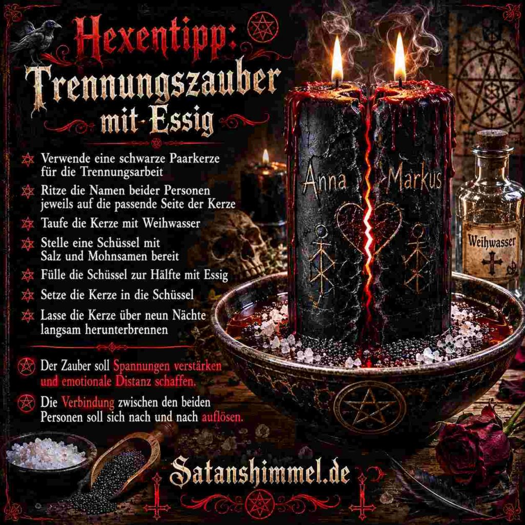 Trennzauber mit Essig