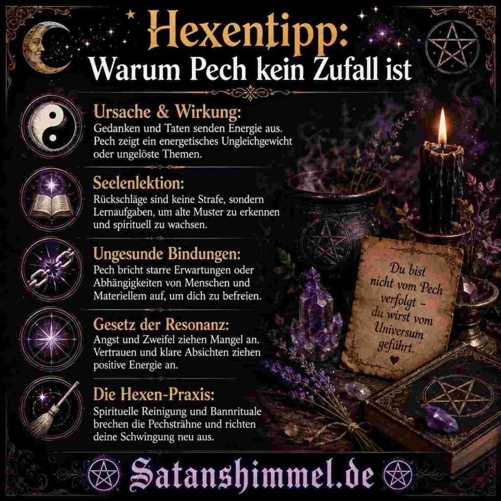 Warum Pech in der Hexerei kein Zufall ist