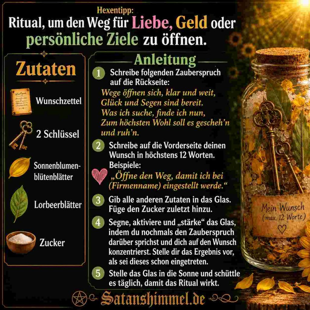 Wunschzauber Ritual Anleitung