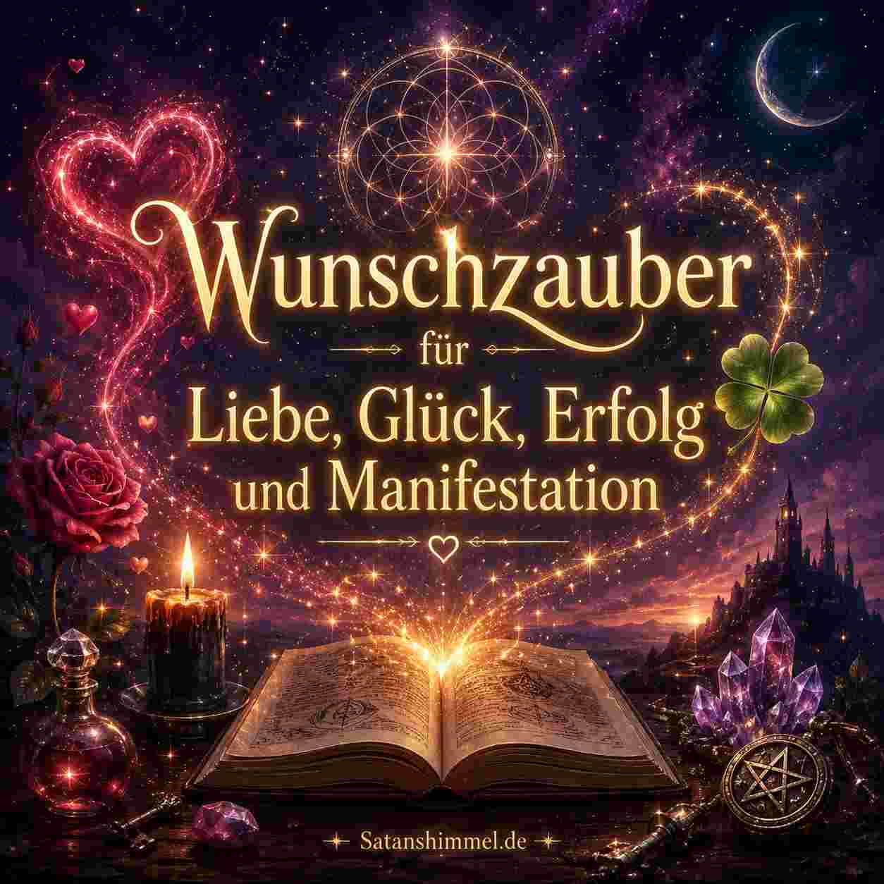 Du betrachtest gerade Wunschzauber für Liebe, Glück, Erfolg und Manifestation
