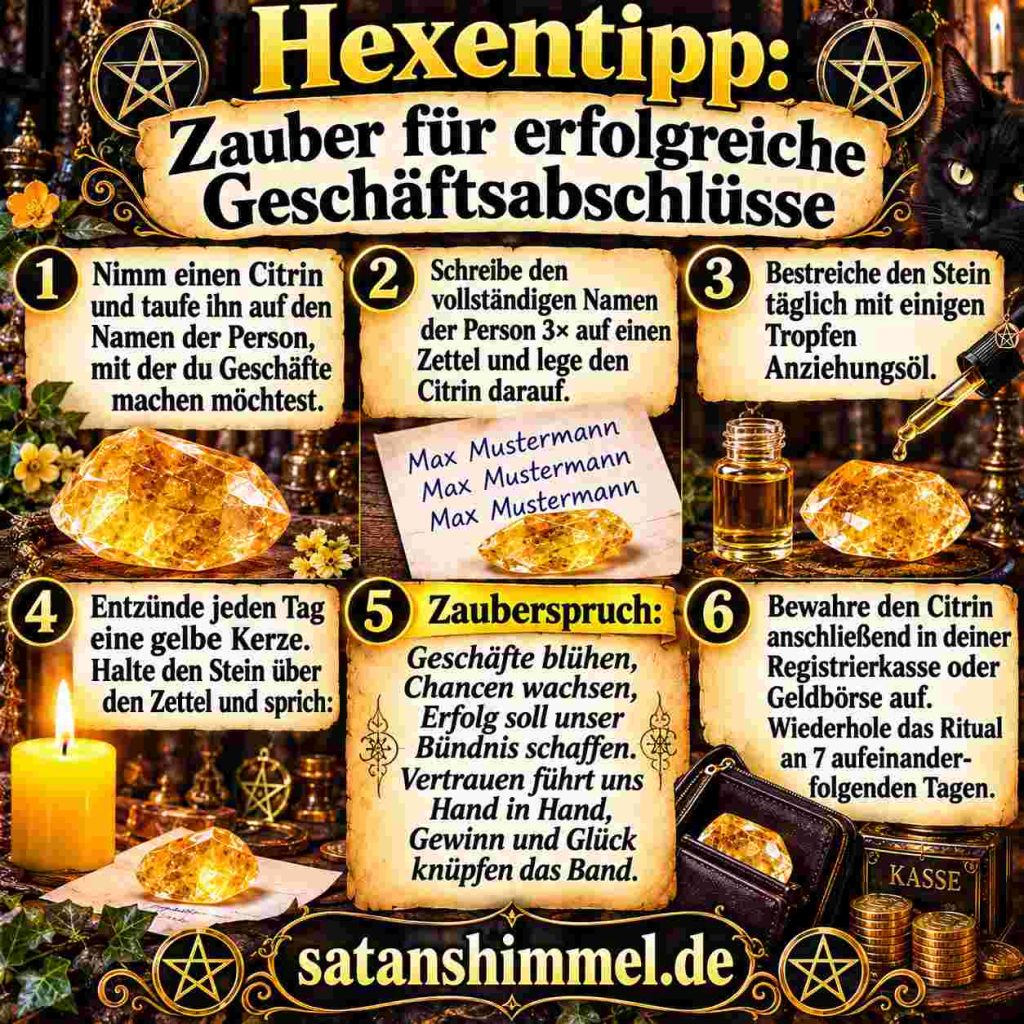 Zauber für erfolgreiche Geschäfte