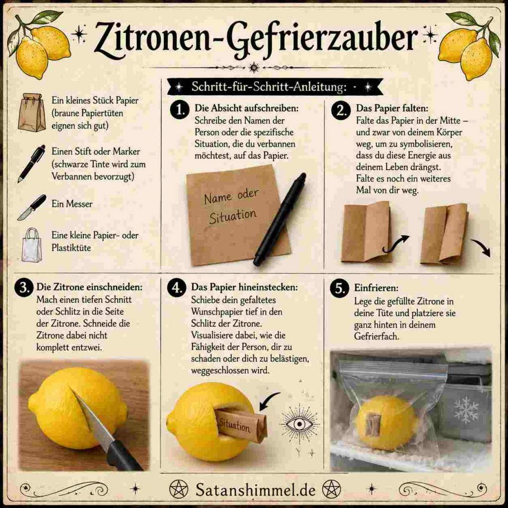 Gefrierzauber mit Zitrone