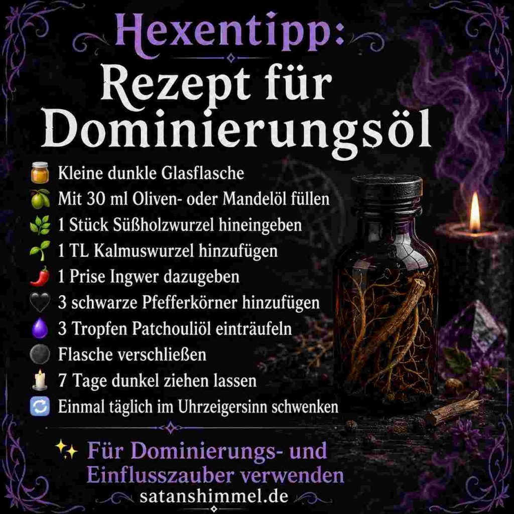 Rezept für Dominierungsöl