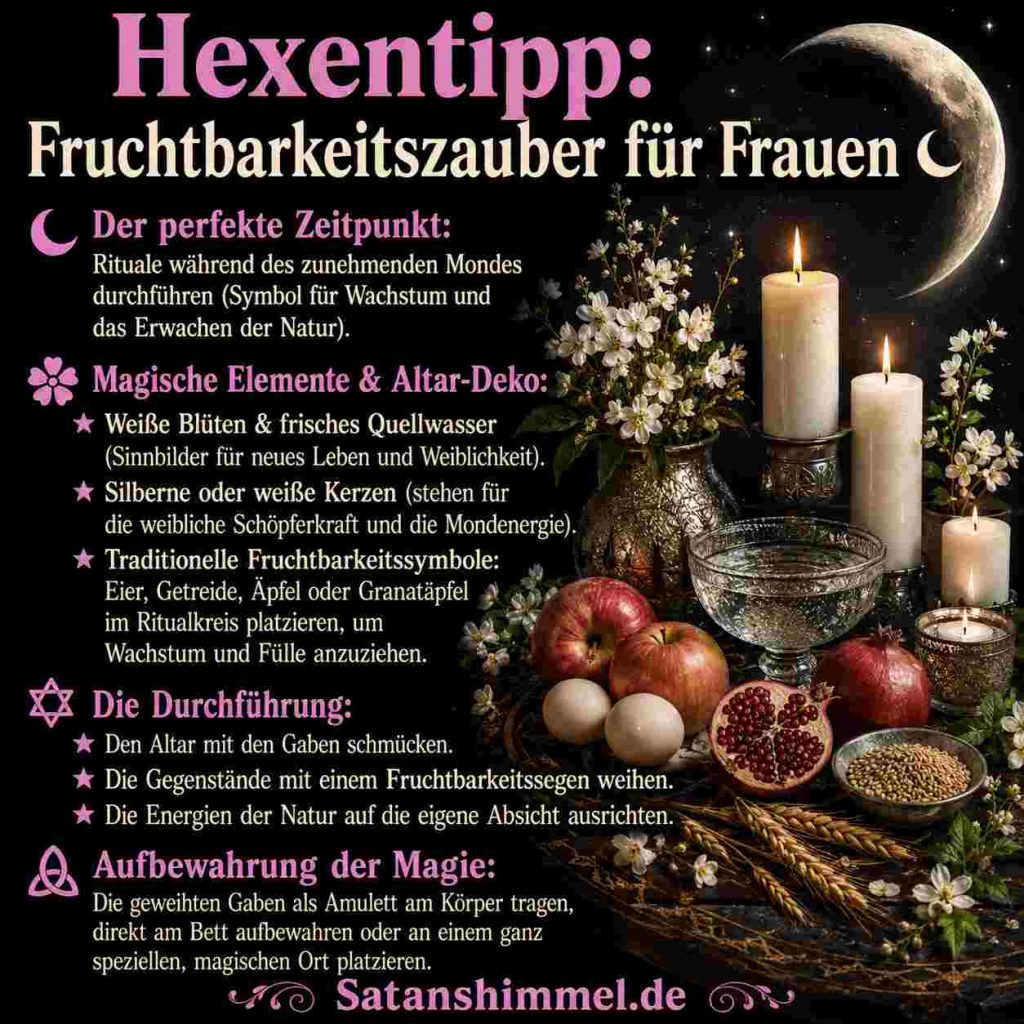Fruchtbarkeitsritual für Frauene