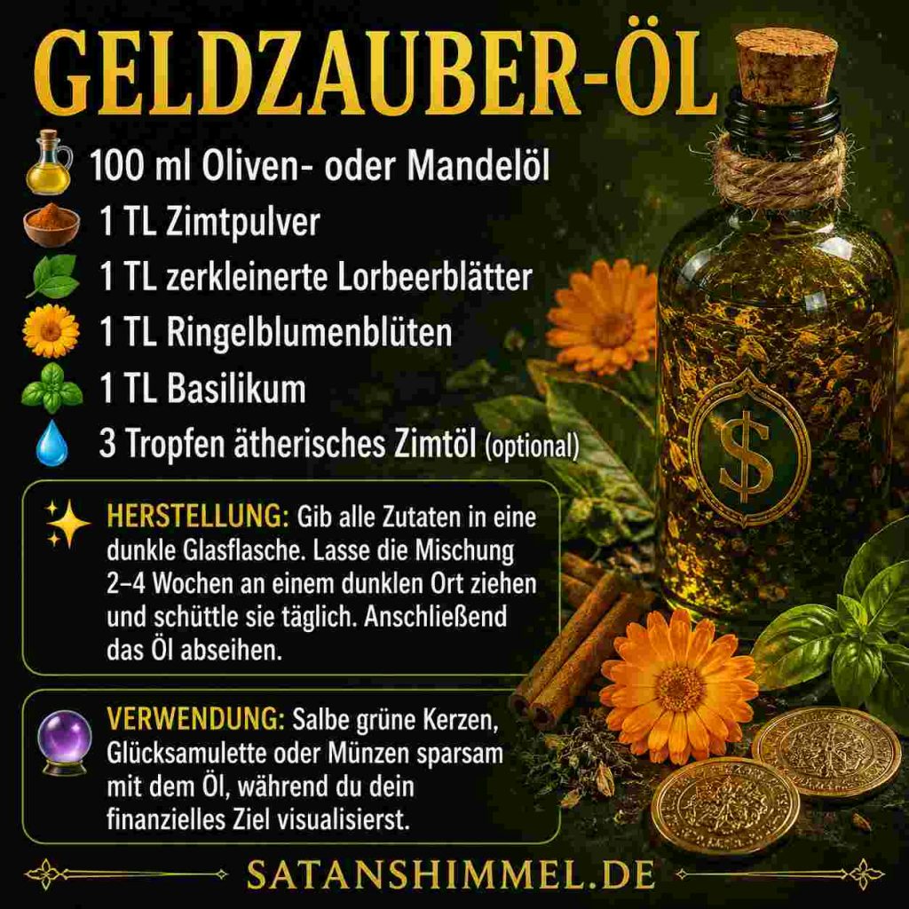 Gedlzauber Öl Rezept