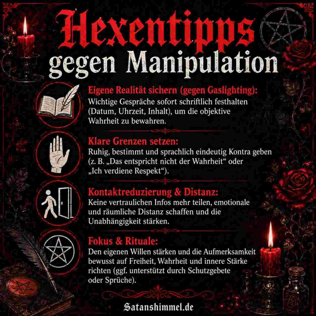 Hexentipps gegen Manipulation