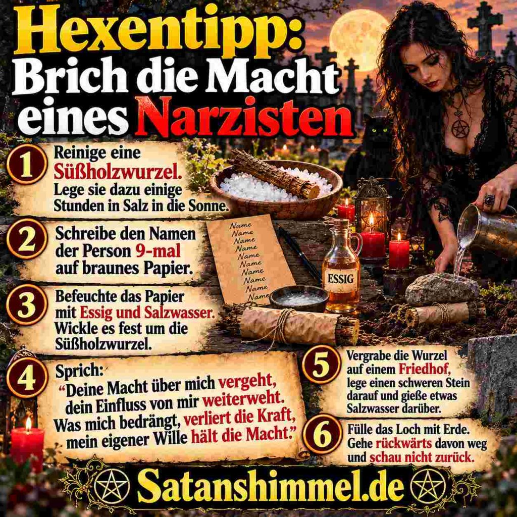 Ritaul, um die Macht eines Narzisten zu brechen