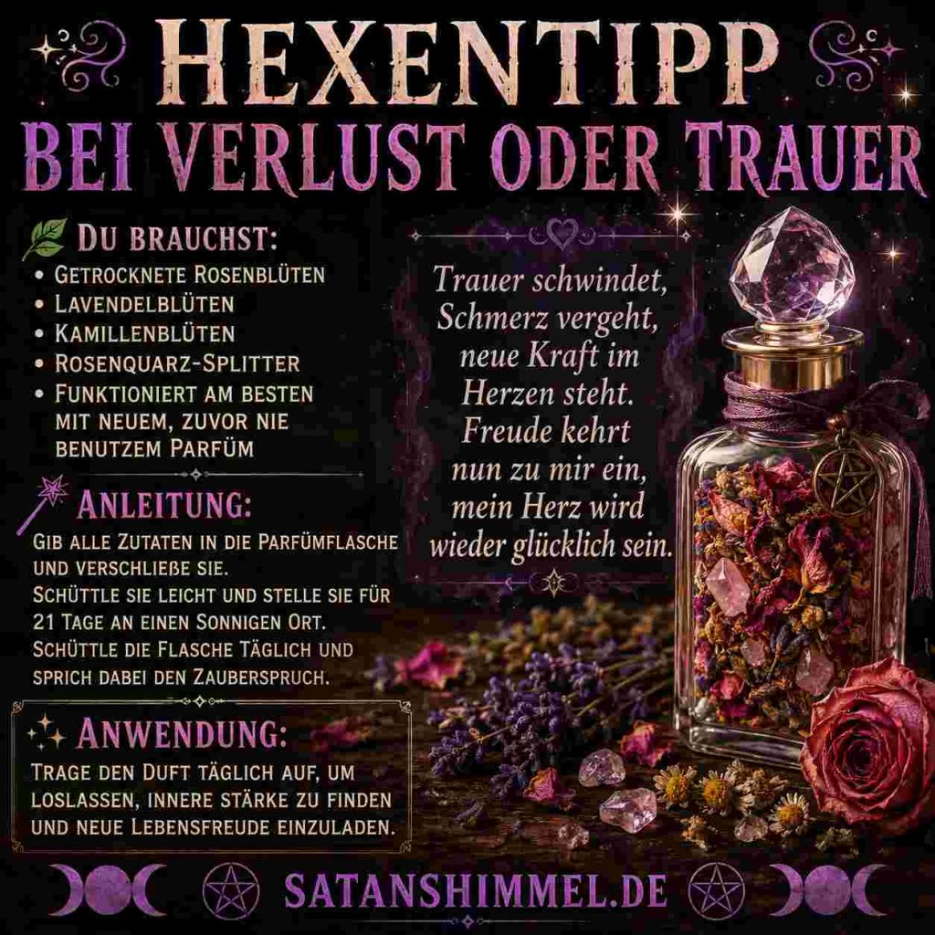 Ritual bei Verlust oder Trauer Anleitung