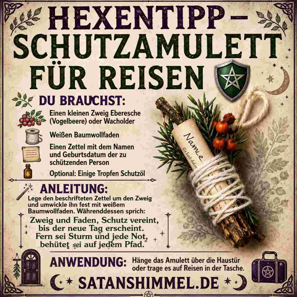 Anleitung zur Herstellung eines Schutzamulettes