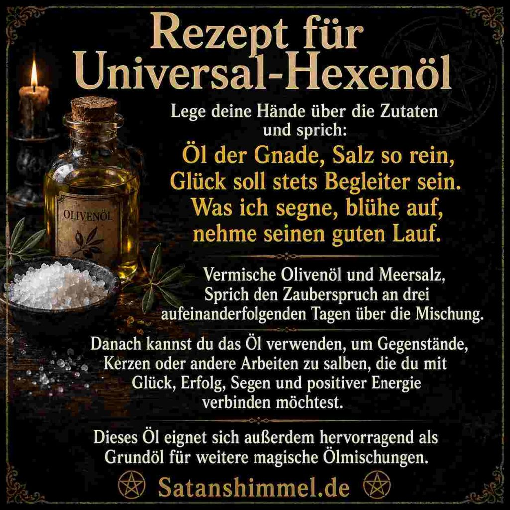 Universal-Hexenöl Rezeot