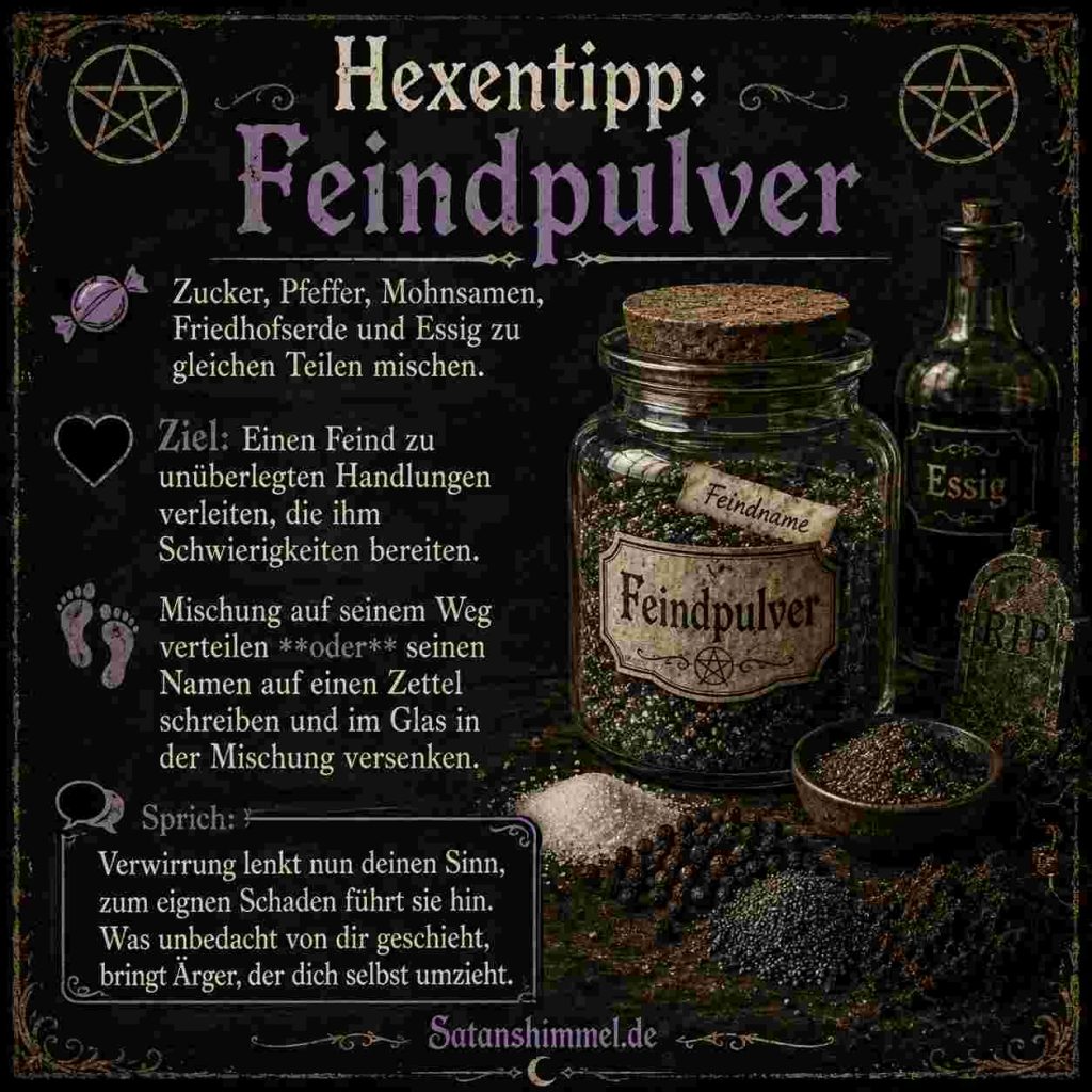 Anleitung für Feindpulver mit Zucker