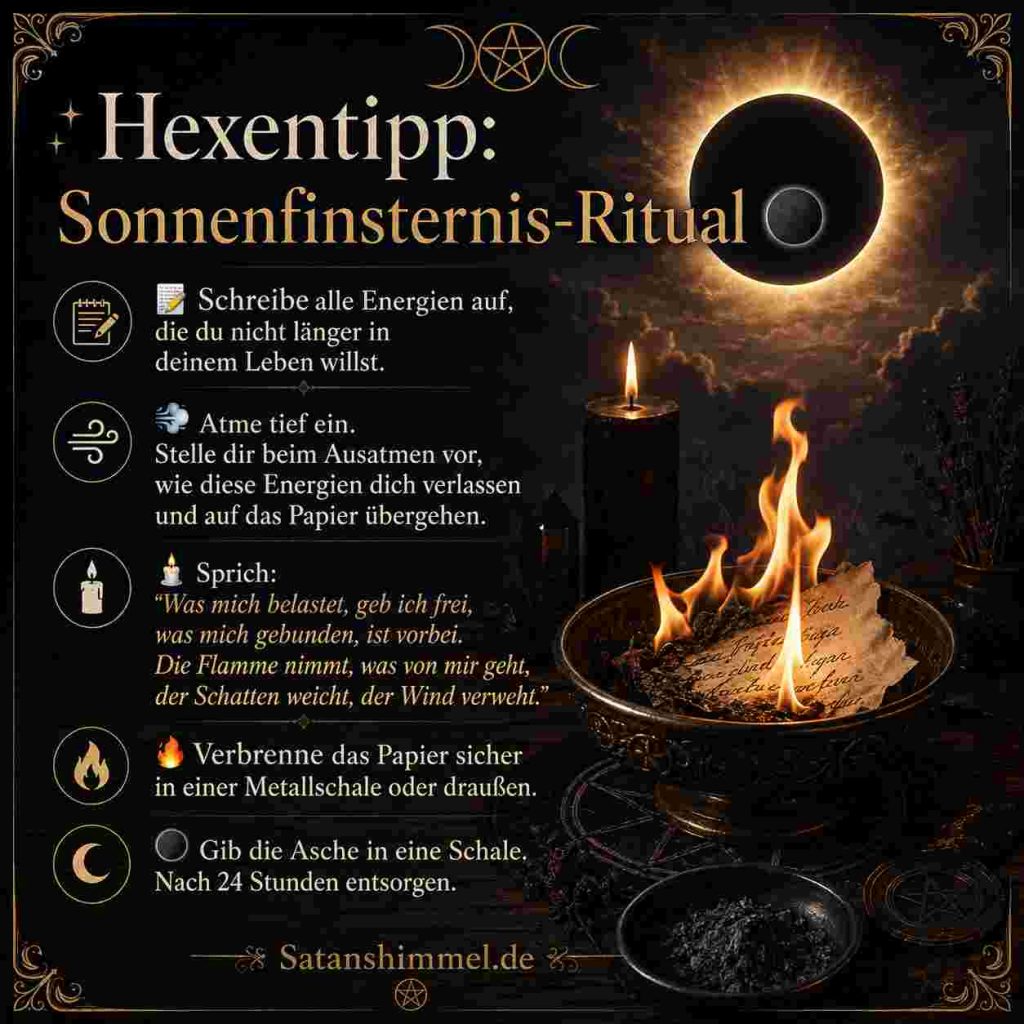 Anleitung Sonnenfinsternis-Ritual