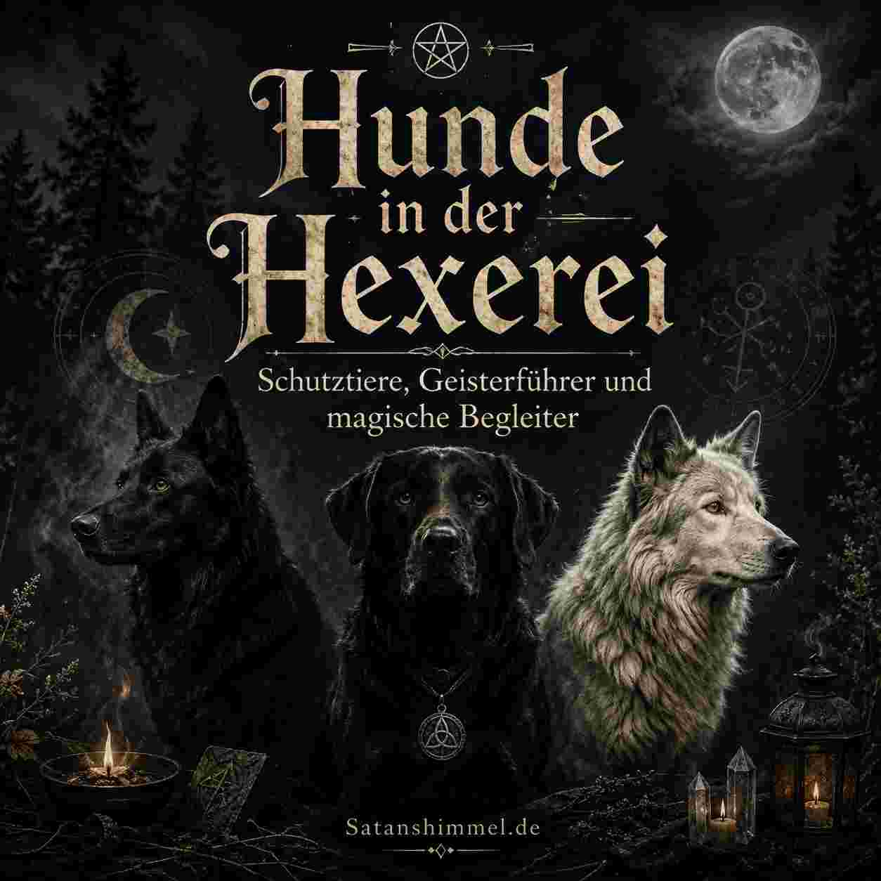 Mehr über den Artikel erfahren Hunde in der Hexerei – Schutztiere, Geisterführer