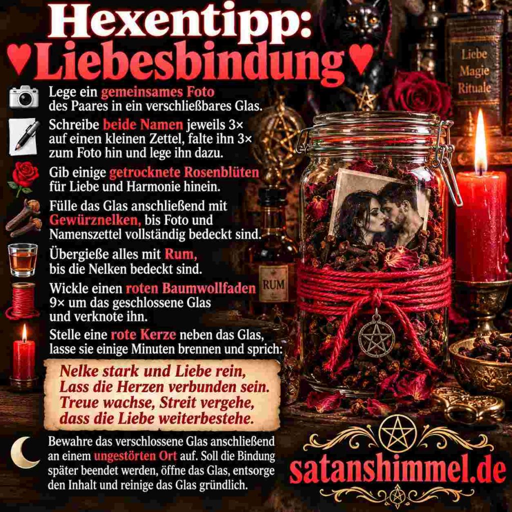Liebesbindung Ritual Anleitung