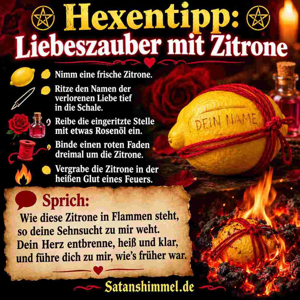 Liebeszauber mit Zitrone