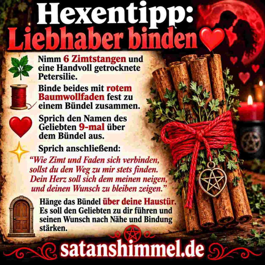 Liebhaber binden Ritual