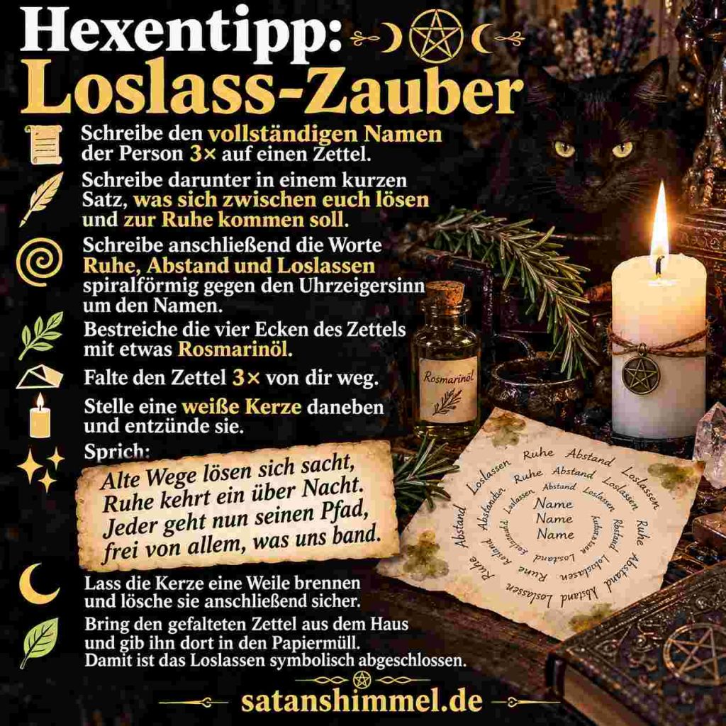 Loslass-Zauber Anleitung