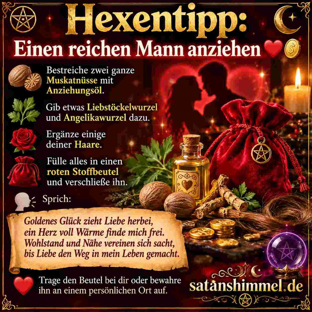 Ritual, um einen reichen Mann anzuziehen