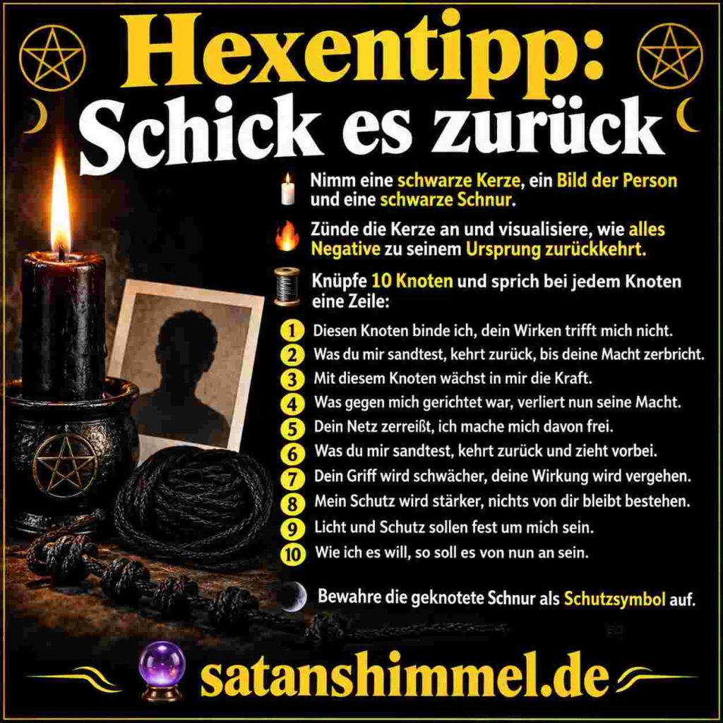Knotenzauber zur Rücksendung