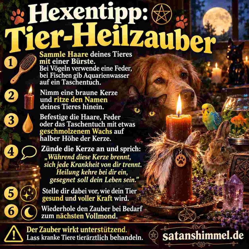 Heilzauber für ein Tier
