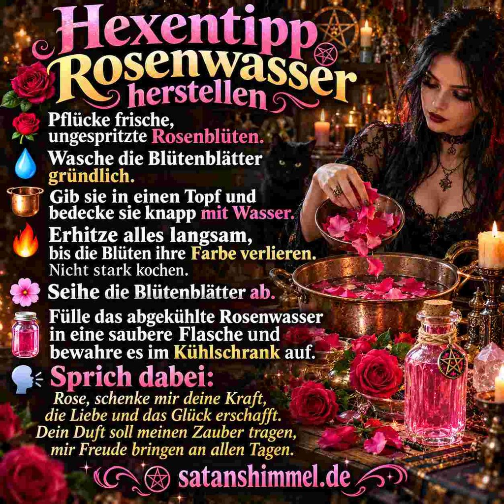 Rosenwasser herstellen Anleitung