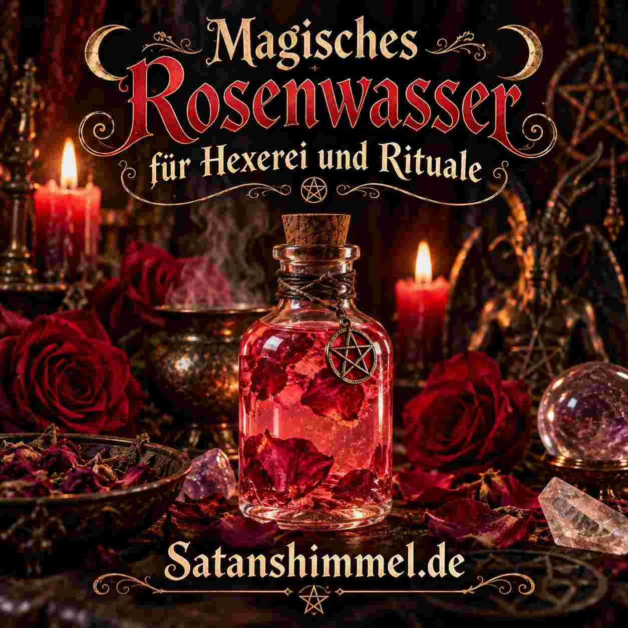 Du betrachtest gerade Rosenwasser für Hexerei und Rituale herstellen